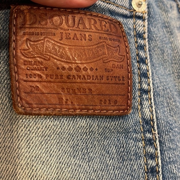 B1302 Dsquared2 Distressed Faded Jeans - 46 (but USA is 30) - Picture 3 of 12